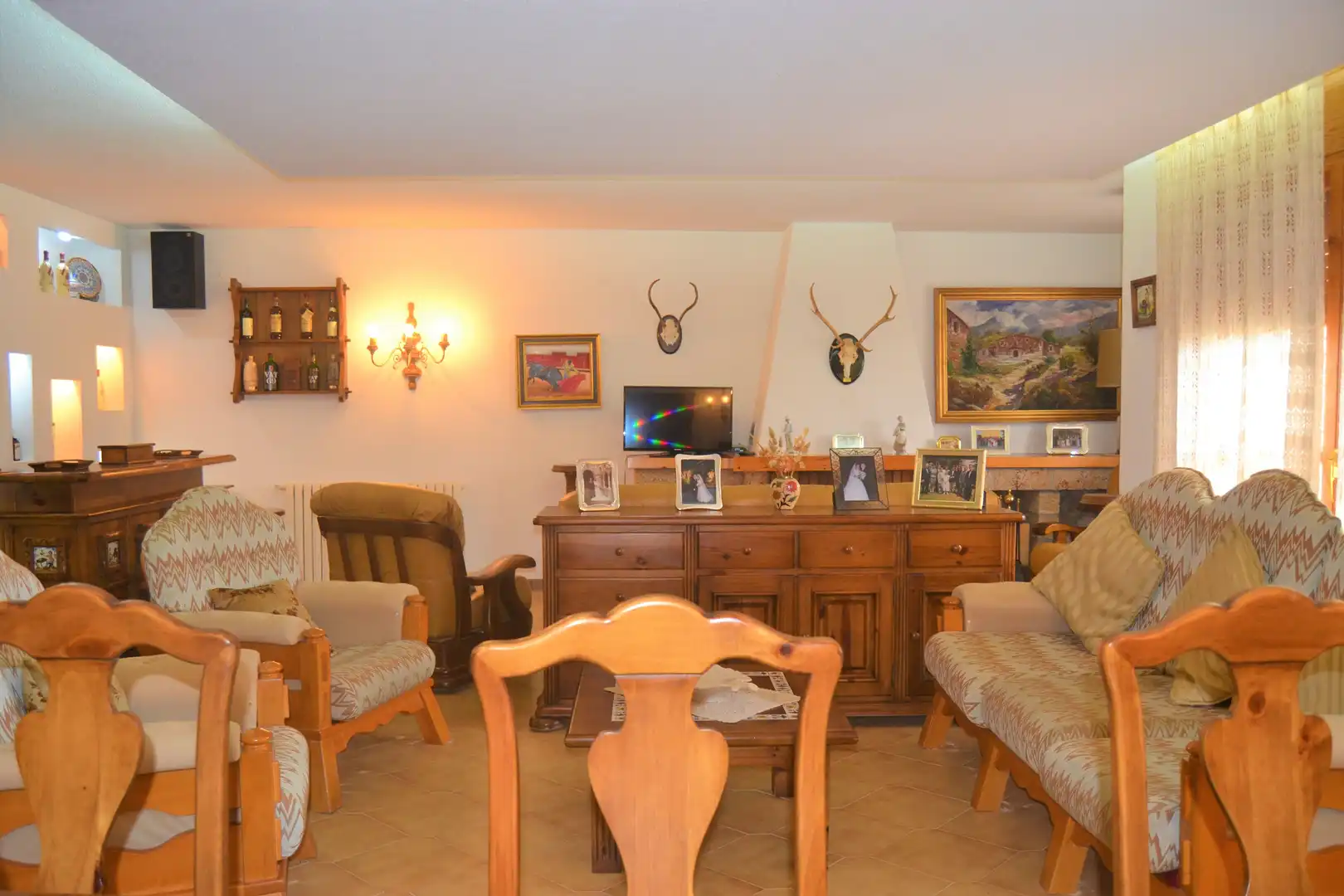Sala de estar de Casa o chalet en venta en Albalatillo con Aire acondicionado, Jardín privado y Amueblado