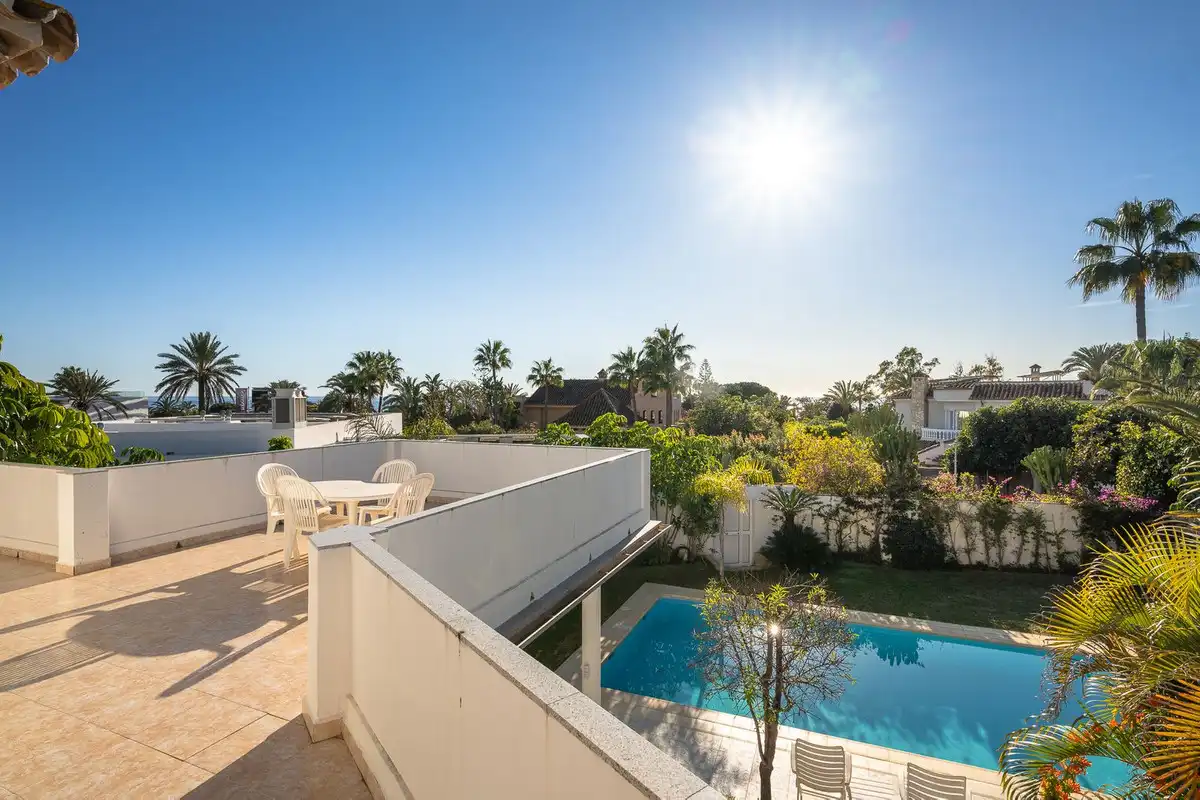 Terraza de Casa o chalet en venta en Marbella con Terraza, Trastero y Piscina