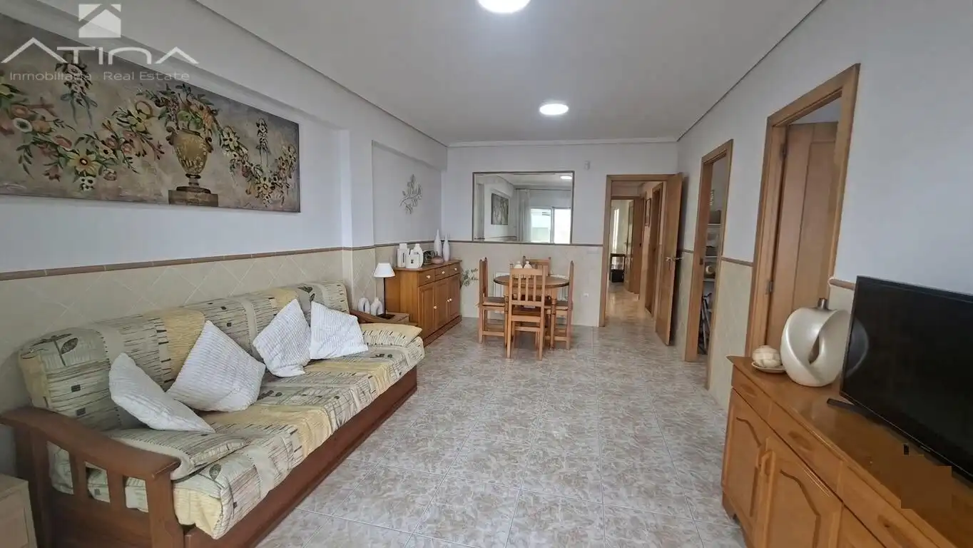 Sala d'estar de Apartament en venda en Bellreguard amb Aire condicionat, Calefacció i Moblat