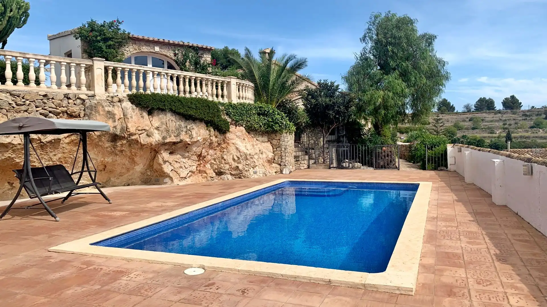Piscina de Finca rústica en venda en Benissa amb Aire condicionat, Calefacció i Jardí privat