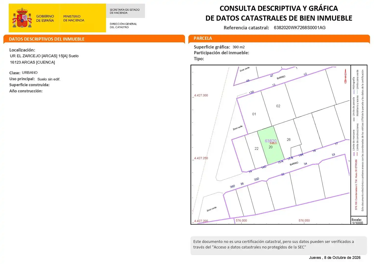 Terreny residencial en venda a Urbanizacion del Zarcejo, imagen 15