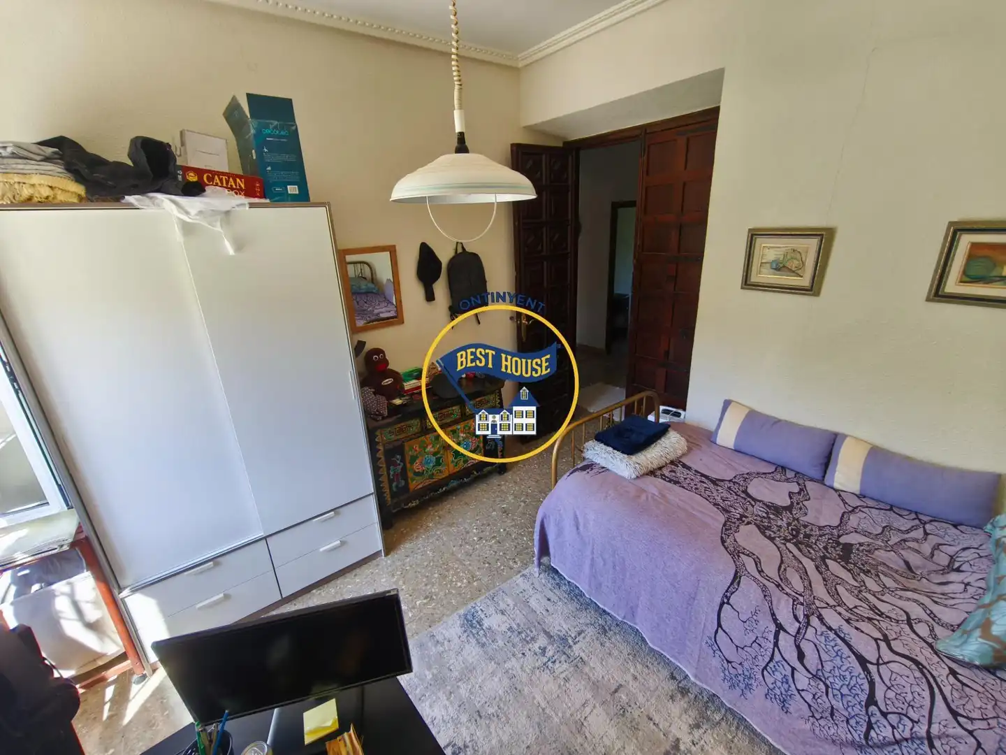 Habitación de Finca rústica en venta en Alfafara con Aire acondicionado, Jardín privado y Terraza