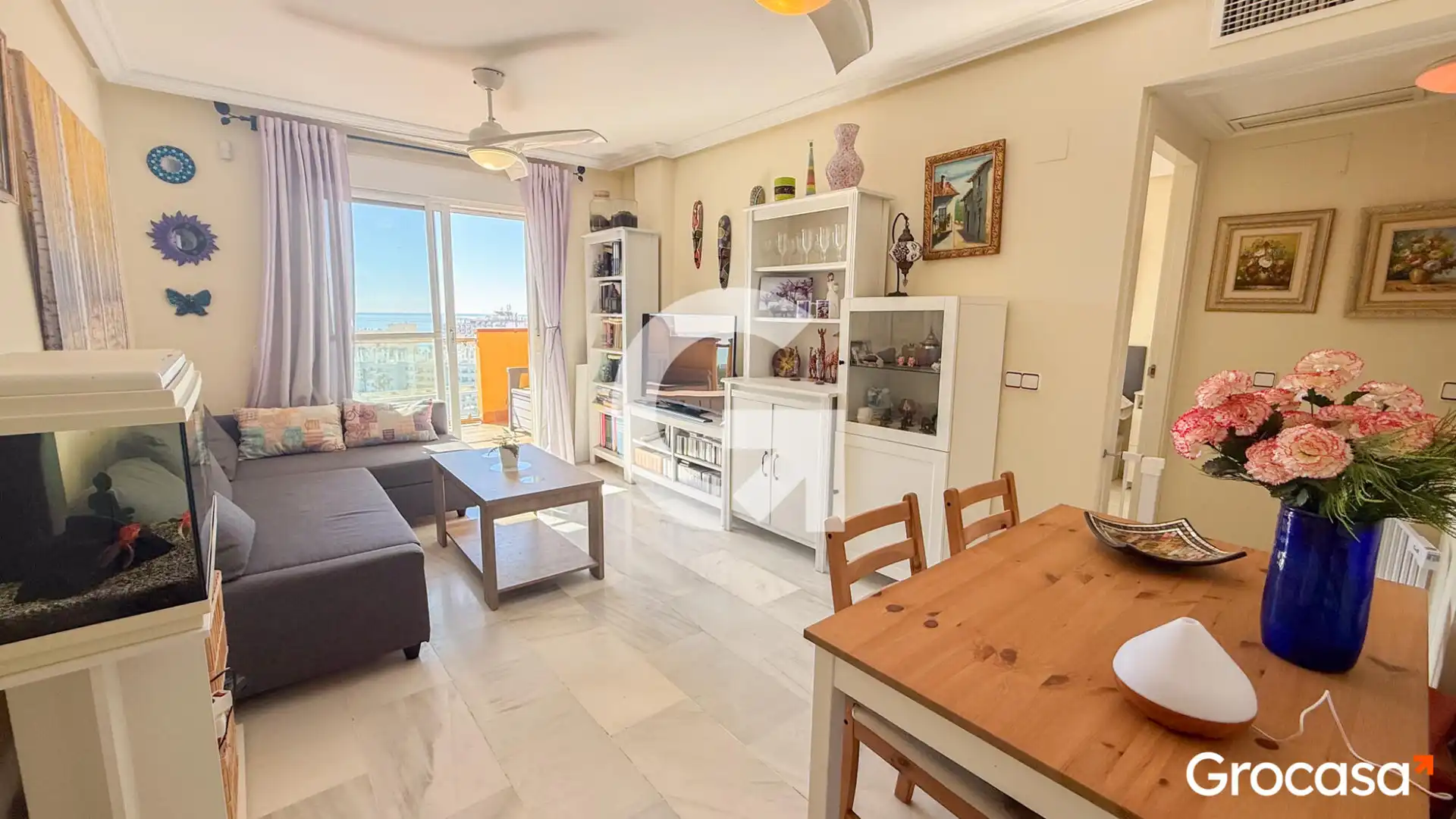 Living room of Flat for sale in Torremolinos  with Air Conditioner, Heating and Terrace