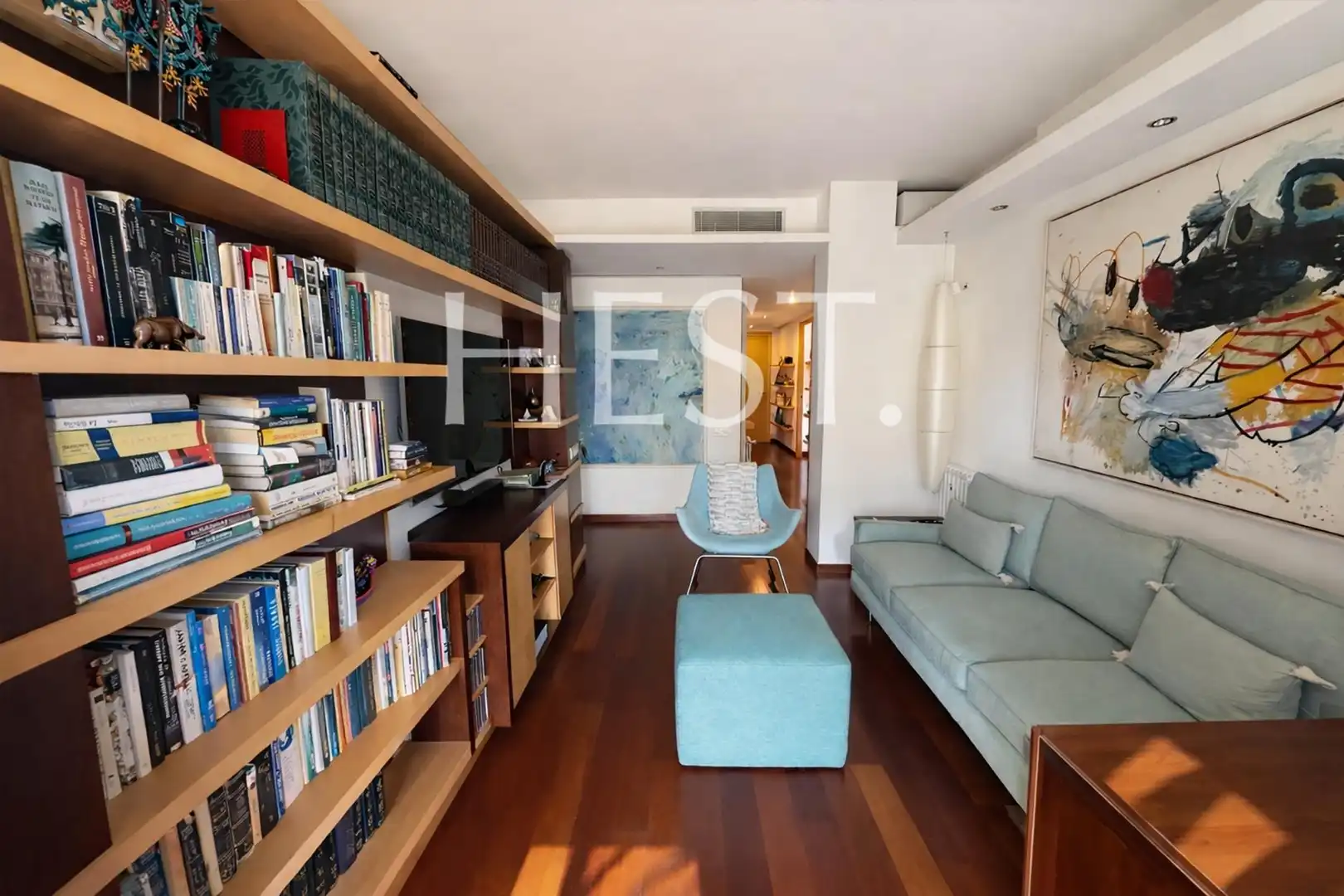 Sala de estar de Piso en venta en Barcelona con Aire acondicionado, Calefacción y Jardín privado