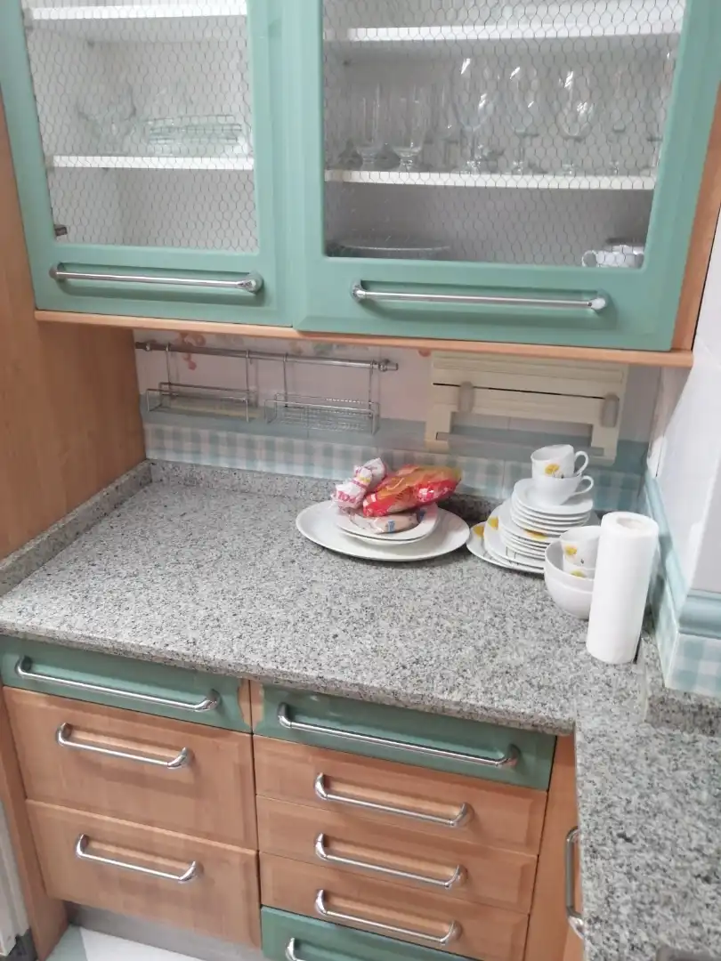 Kitchen of Flat for sale in Sevilla  with Air Conditioner, Furnished and Oven