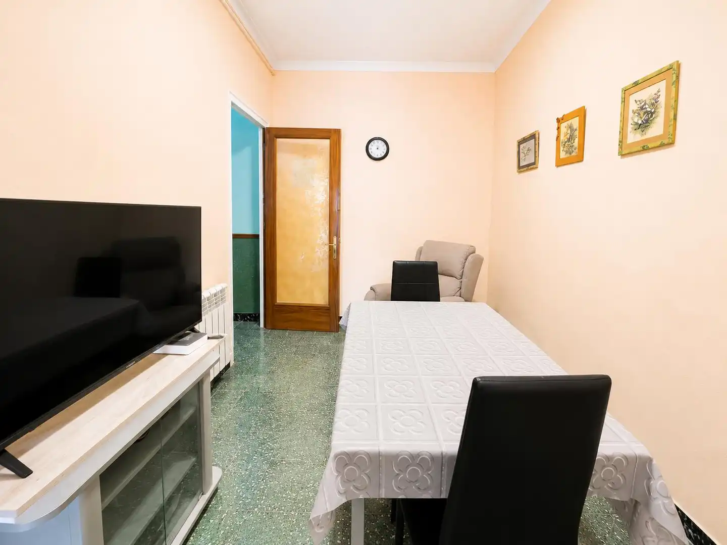 Sala d'estar de Planta baixa en venda en Malgrat de Mar amb Calefacció, Traster i Moblat