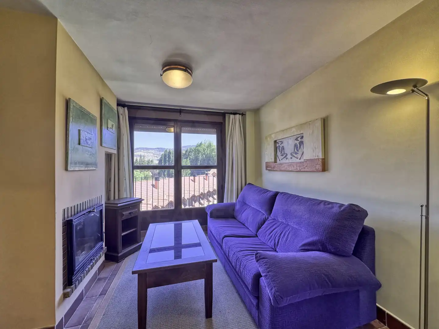 Sala de estar de Piso en venta en Alcalá de la Selva con Calefacción