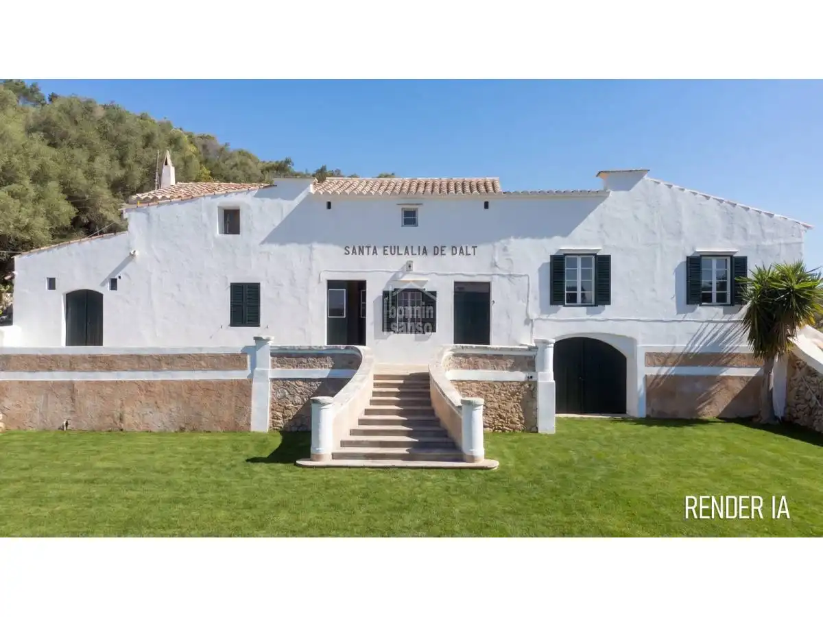 Casa rústica con jardín en venta en Es Mercadal poble, imagen 2