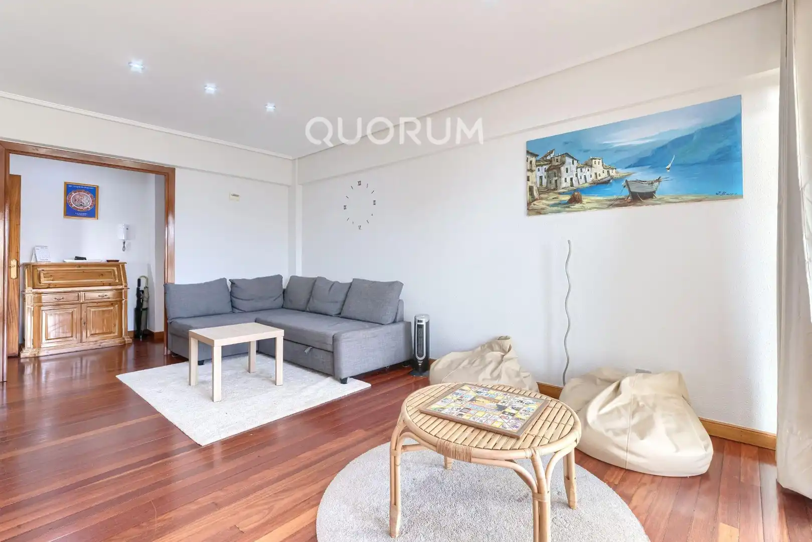 Sala de estar de Piso en venta en Sopela con Calefacción, Terraza y Trastero