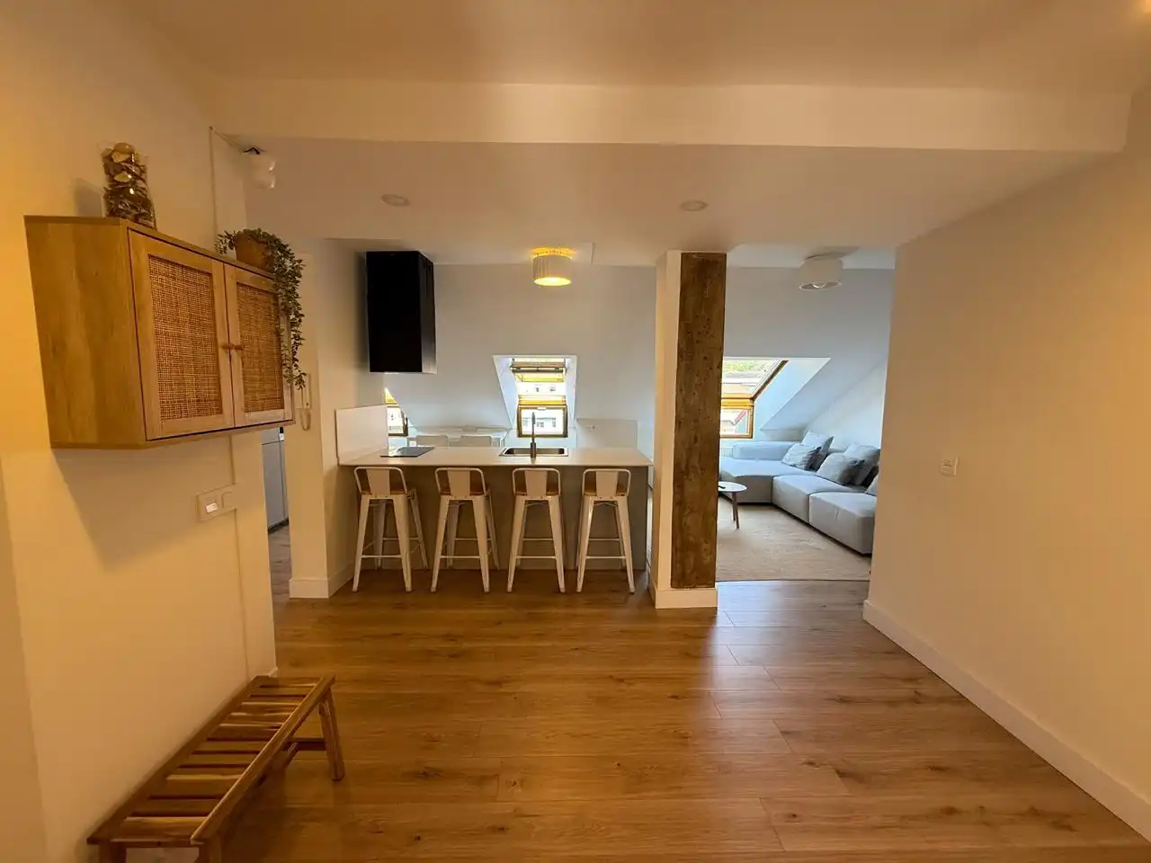 Kitchen of Flat for sale in Castro-Urdiales  with Heating, Parquet flooring and Storage room