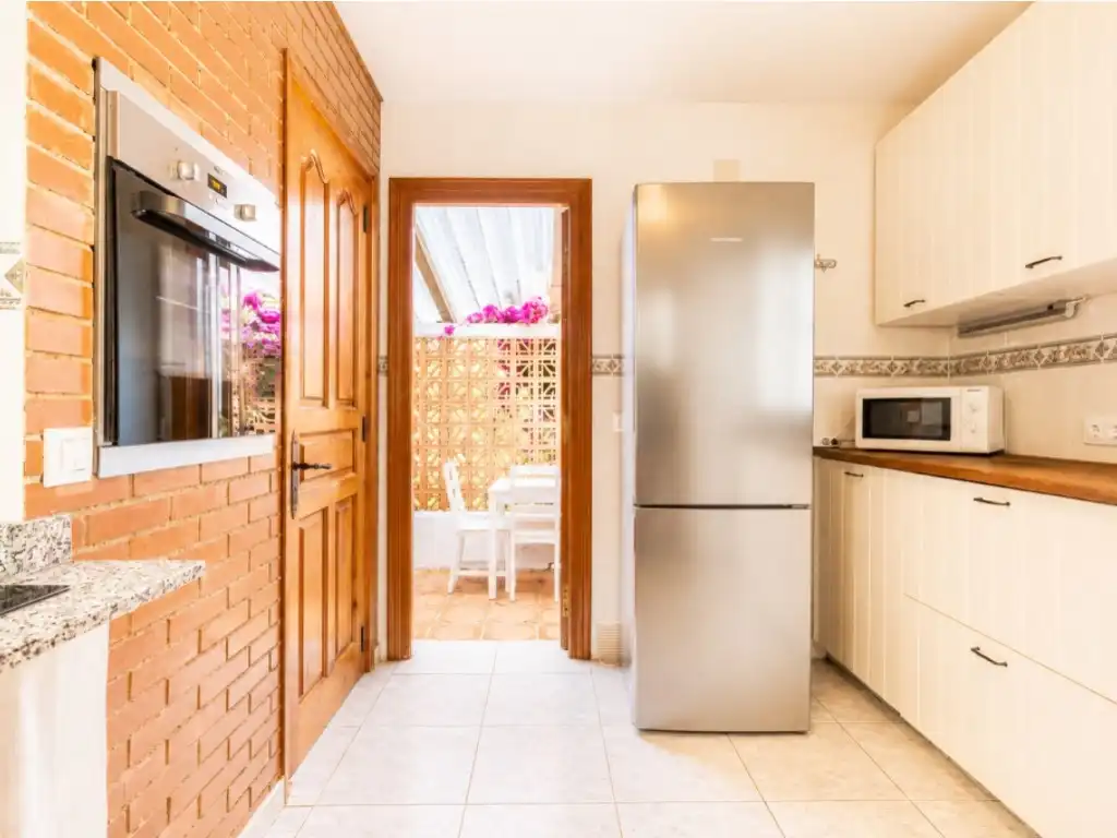 Cuina de Casa o xalet en venda en Jávea / Xàbia amb Calefacció, Jardí privat i Terrassa