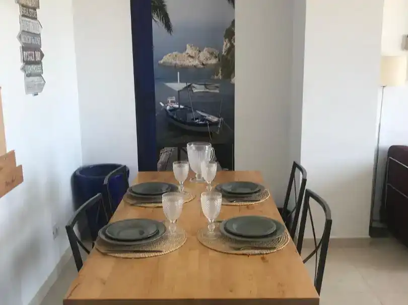 Esszimmer von Wohnung zur Miete in El Verger mit Klimaanlage und Schwimmbad