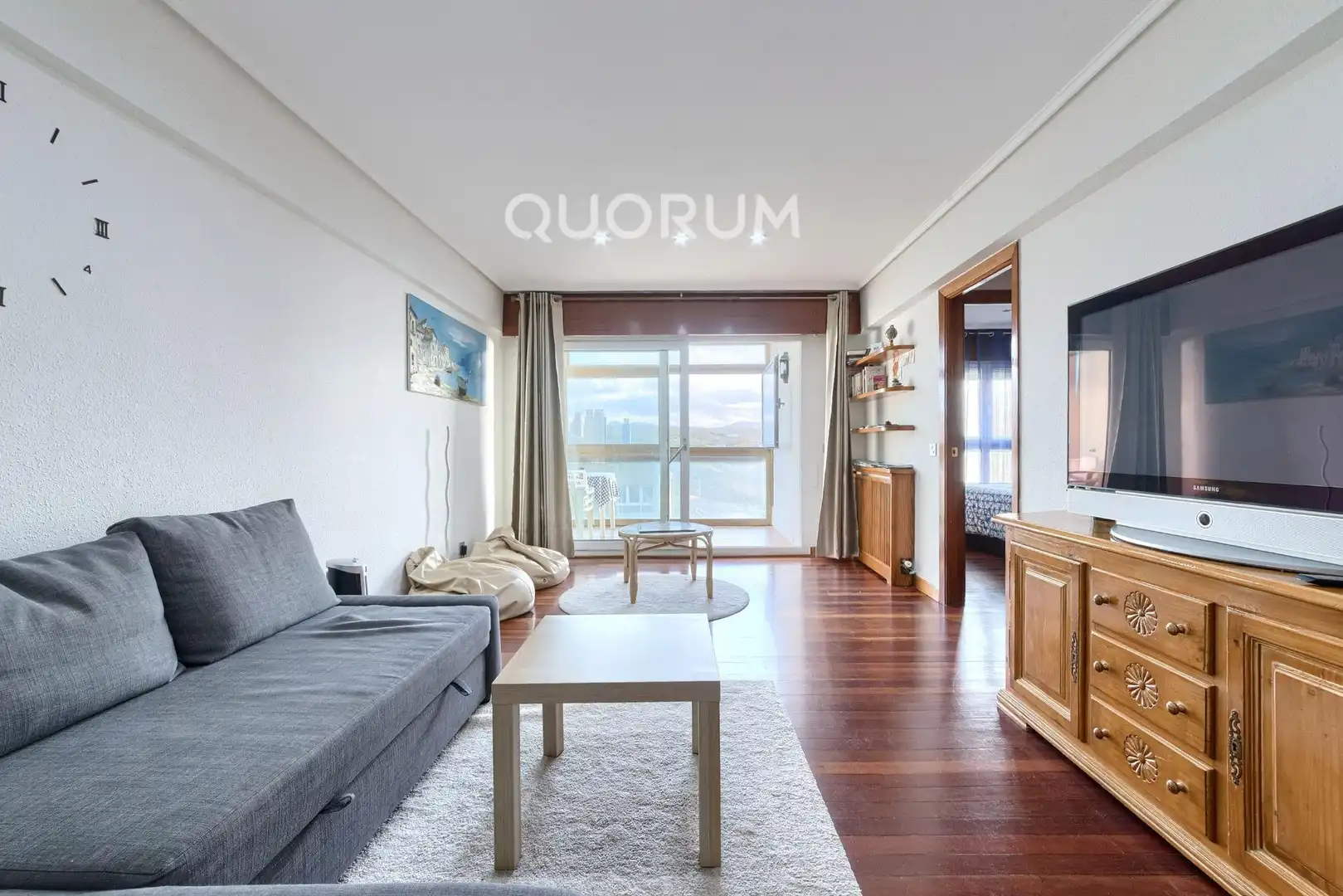 Sala de estar de Piso en venta en Sopela con Calefacción, Terraza y Trastero
