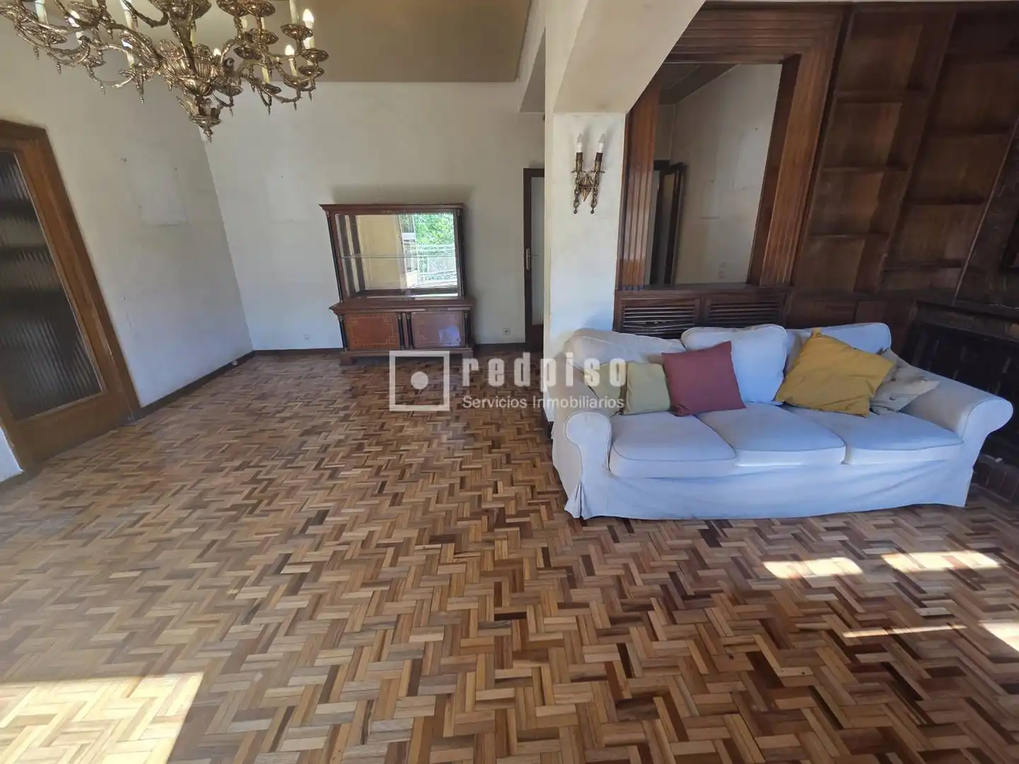 Wohnzimmer von Wohnung zum Verkauf in Madrid mit Heizung, Parkett und Terrasse