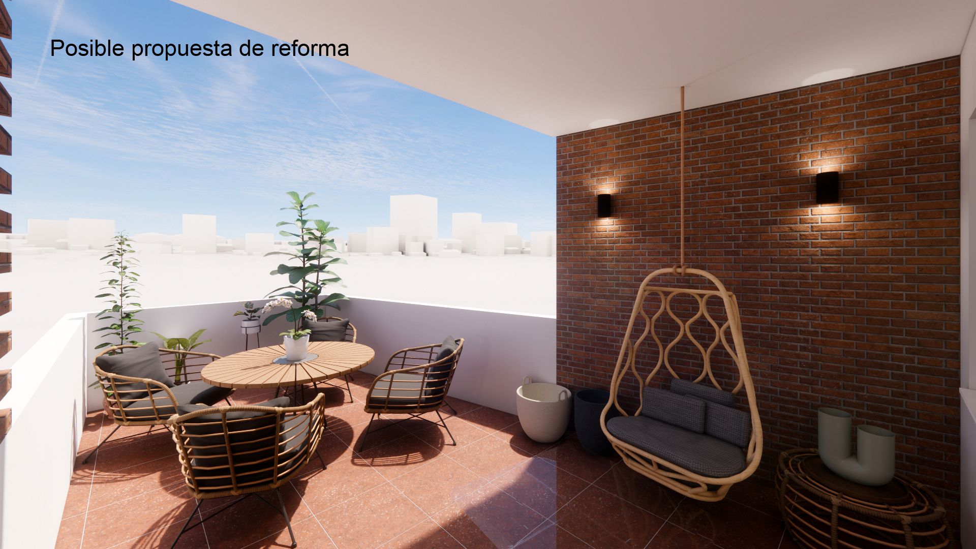 Terraza de Piso en venta en Colmenar Viejo con Calefacción, Terraza y Amueblado