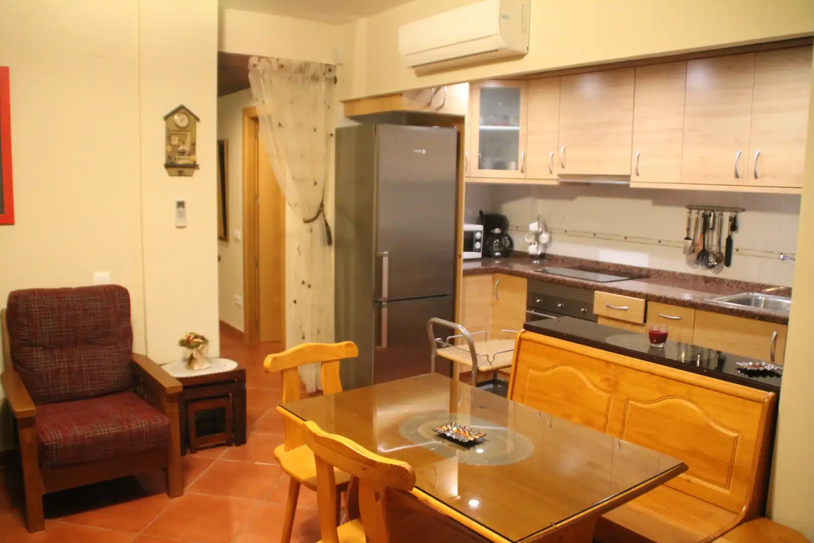 Cuina de Casa o xalet de lloguer en Peñíscola / Peníscola amb Aire condicionat, Calefacció i Jardí privat