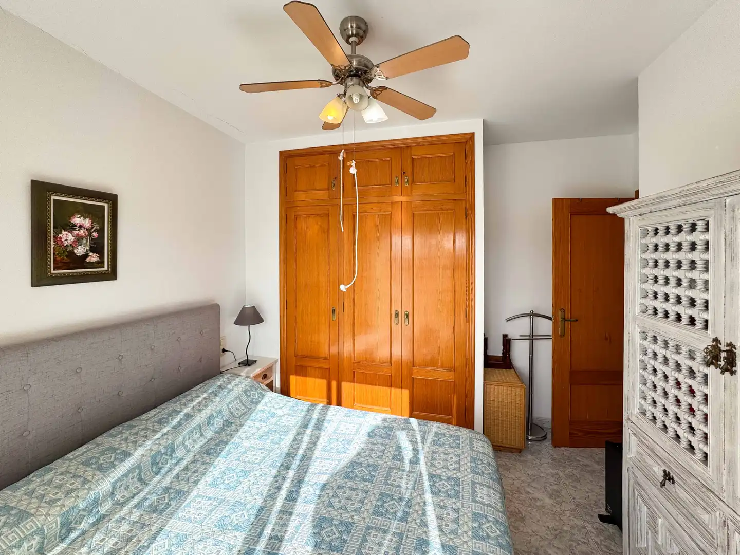 Bedroom of Apartments for rent in Dénia  with Air Conditioner, Terrace and Furnished