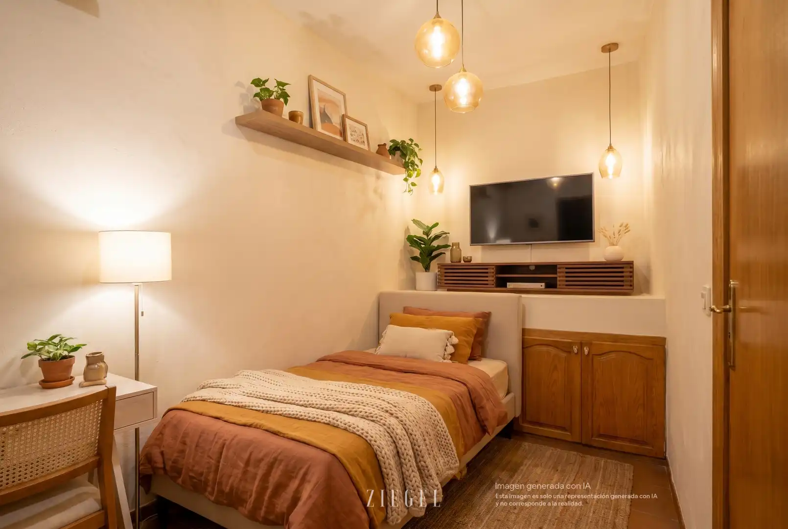 Dormitori de Casa o xalet en venda en Santa Brígida amb Jardí privat, Terrassa i Balcó