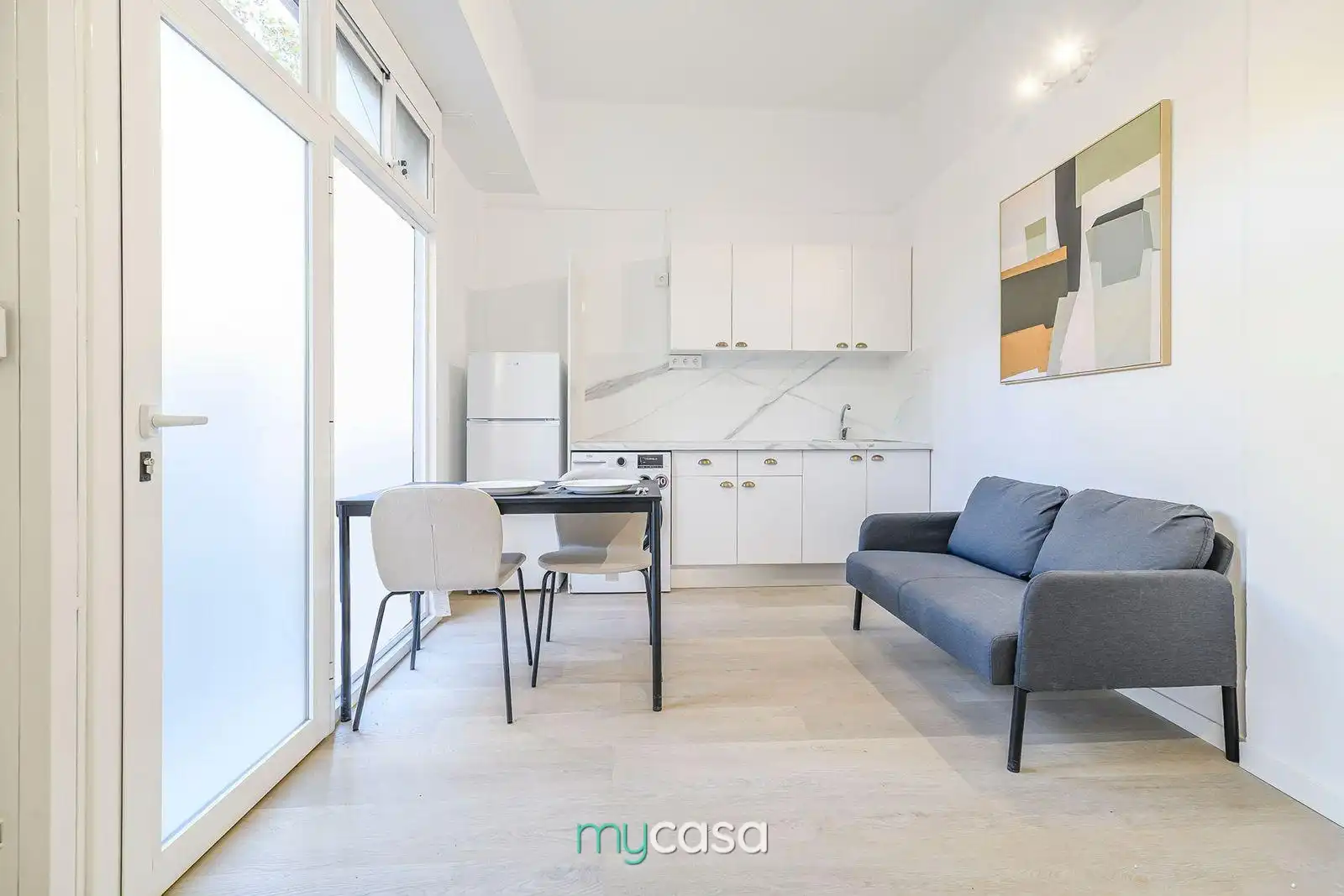 Living room of Study for sale in Barberà del Vallès  with Air Conditioner, Parquet flooring and Furnished