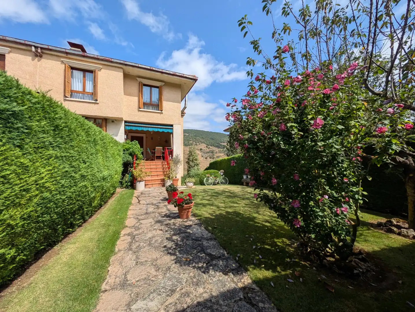 Garden of Houses for sale in Zorraquín  with Heating, Private garden and Parquet flooring