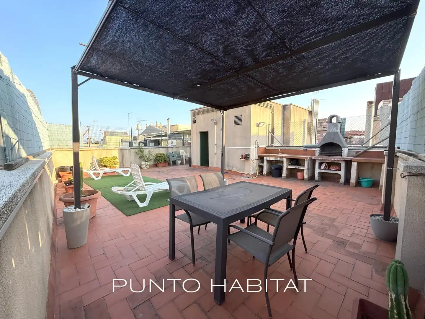 Terrace of Flat for rent in Barcelona  with Air Conditioner, Heating and Parquet flooring