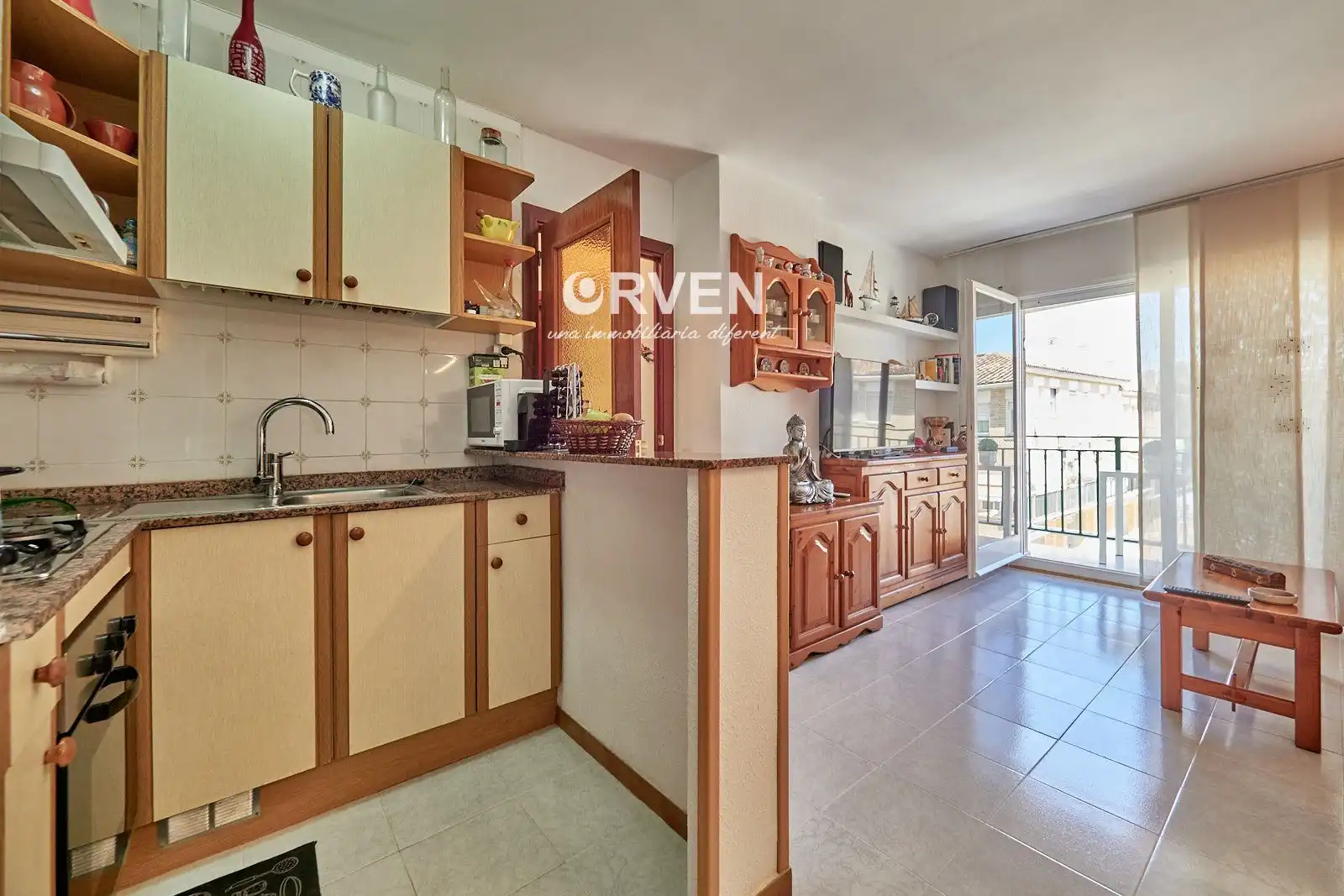 Kitchen of Apartments for sale in Torredembarra  with Air Conditioner, Heating and Terrace