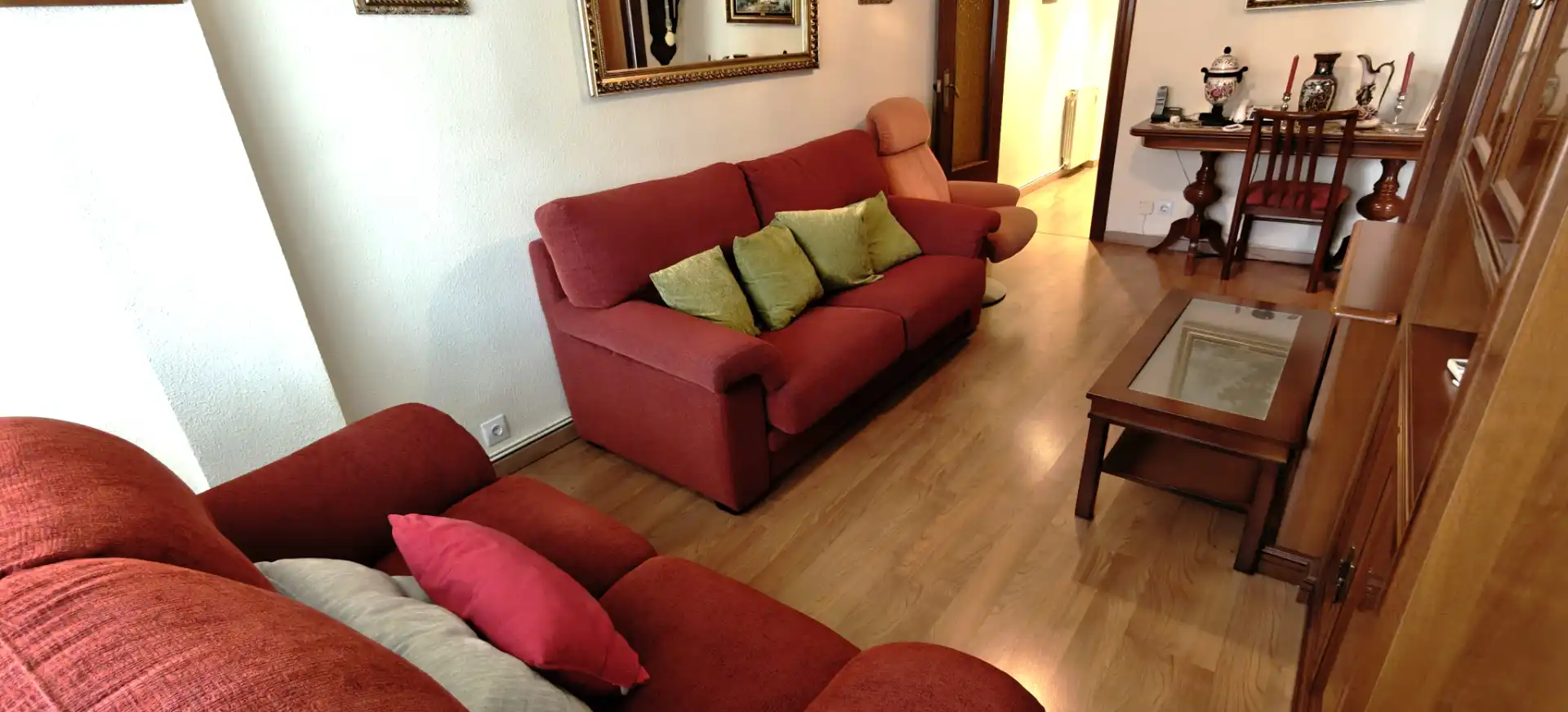 Sala d'estar de Pis en venda en Zaragoza amb Aire condicionat, Calefacció i Parquet