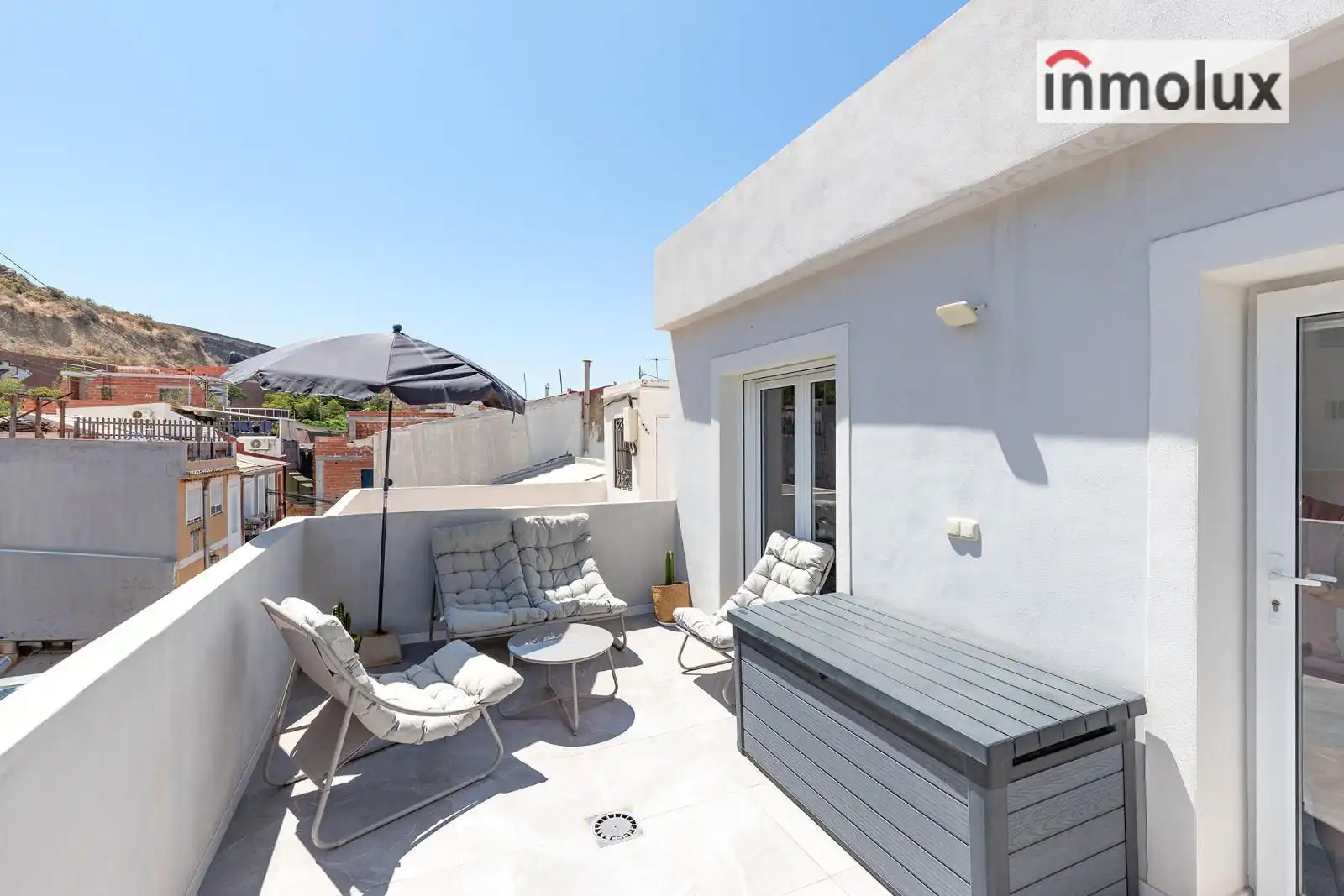 Terraza de Casa adosada en venta en Alicante / Alacant con Aire acondicionado, Calefacción y Terraza
