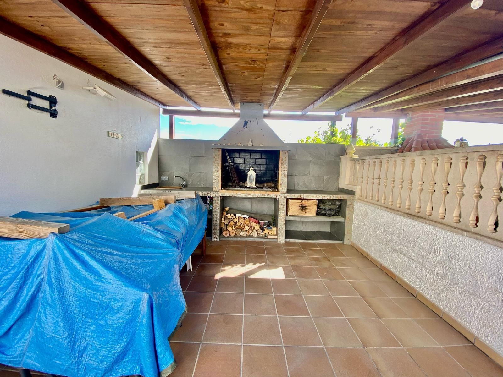 Terrace of House or chalet for sale in Creixell  with Air Conditioner, Private garden and Storage room