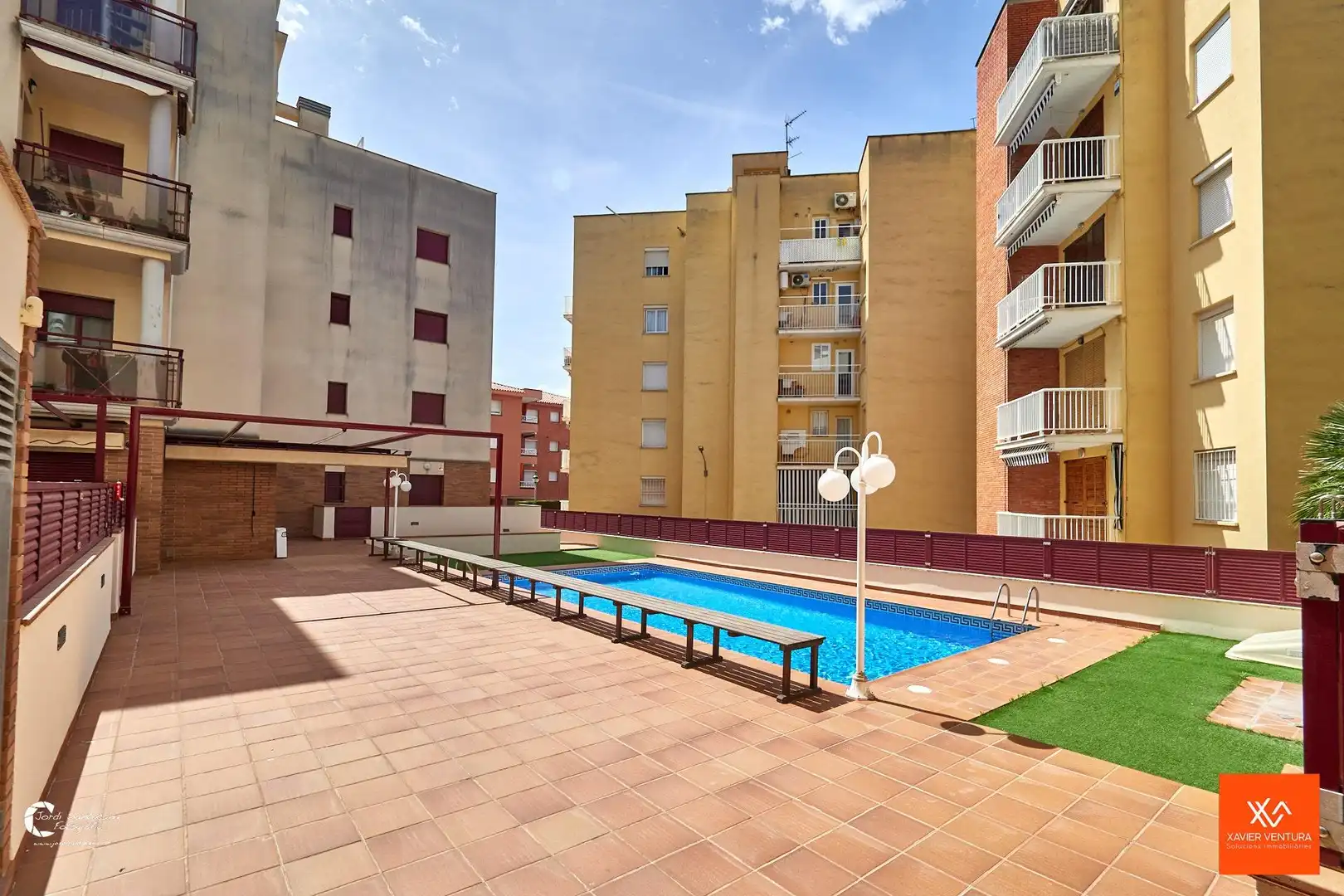 Swimming pool of Attic for sale in El Vendrell  with Air Conditioner, Heating and Terrace