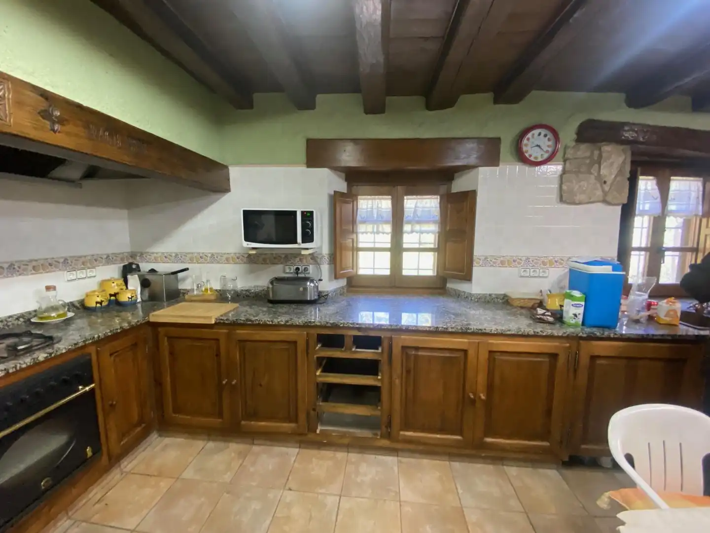Cocina de Finca rústica en venta en La Quar con Calefacción y Jardín privado