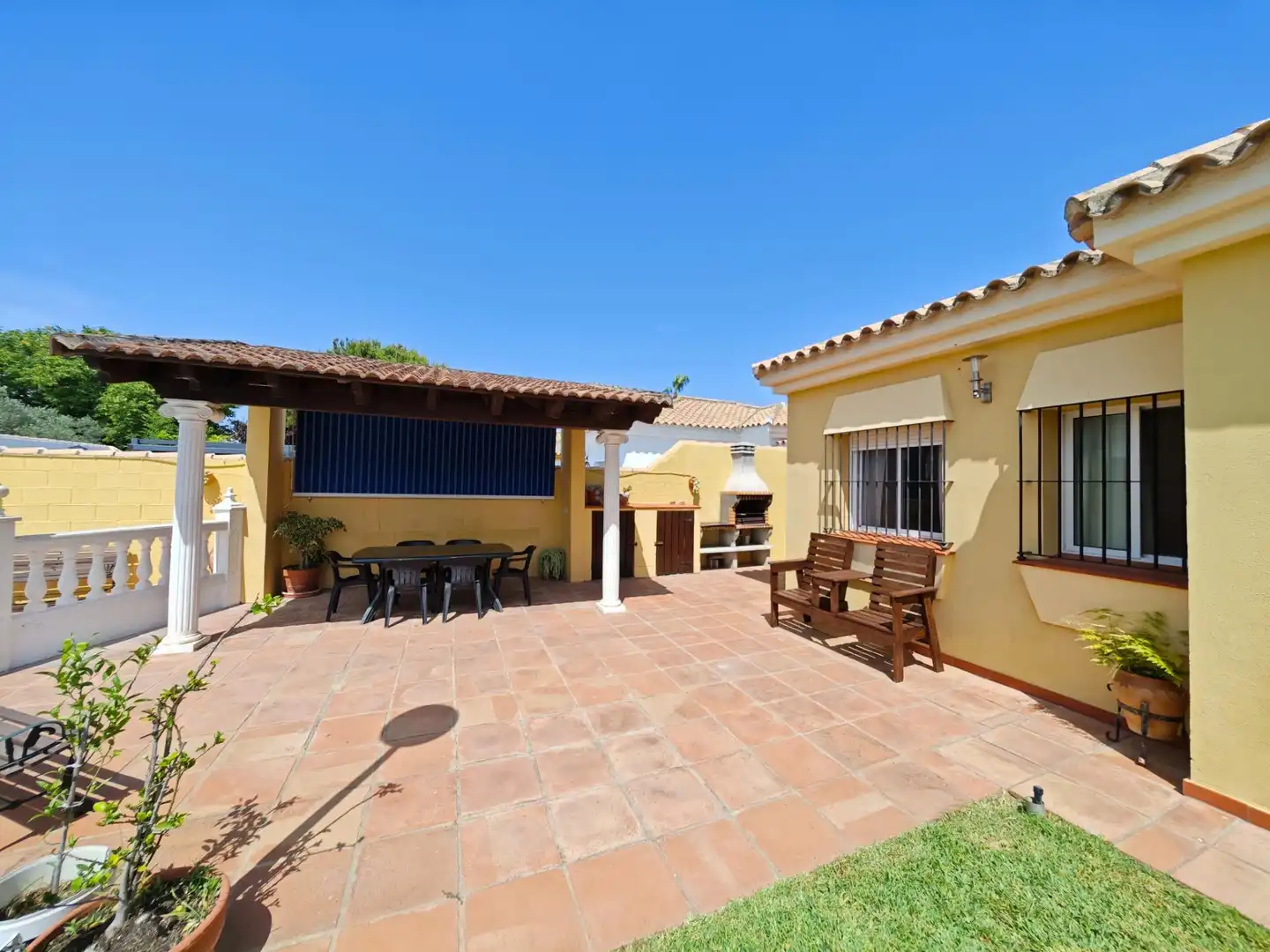 Garden of Houses for sale in Chiclana de la Frontera  with Heating, Private garden and Storage room