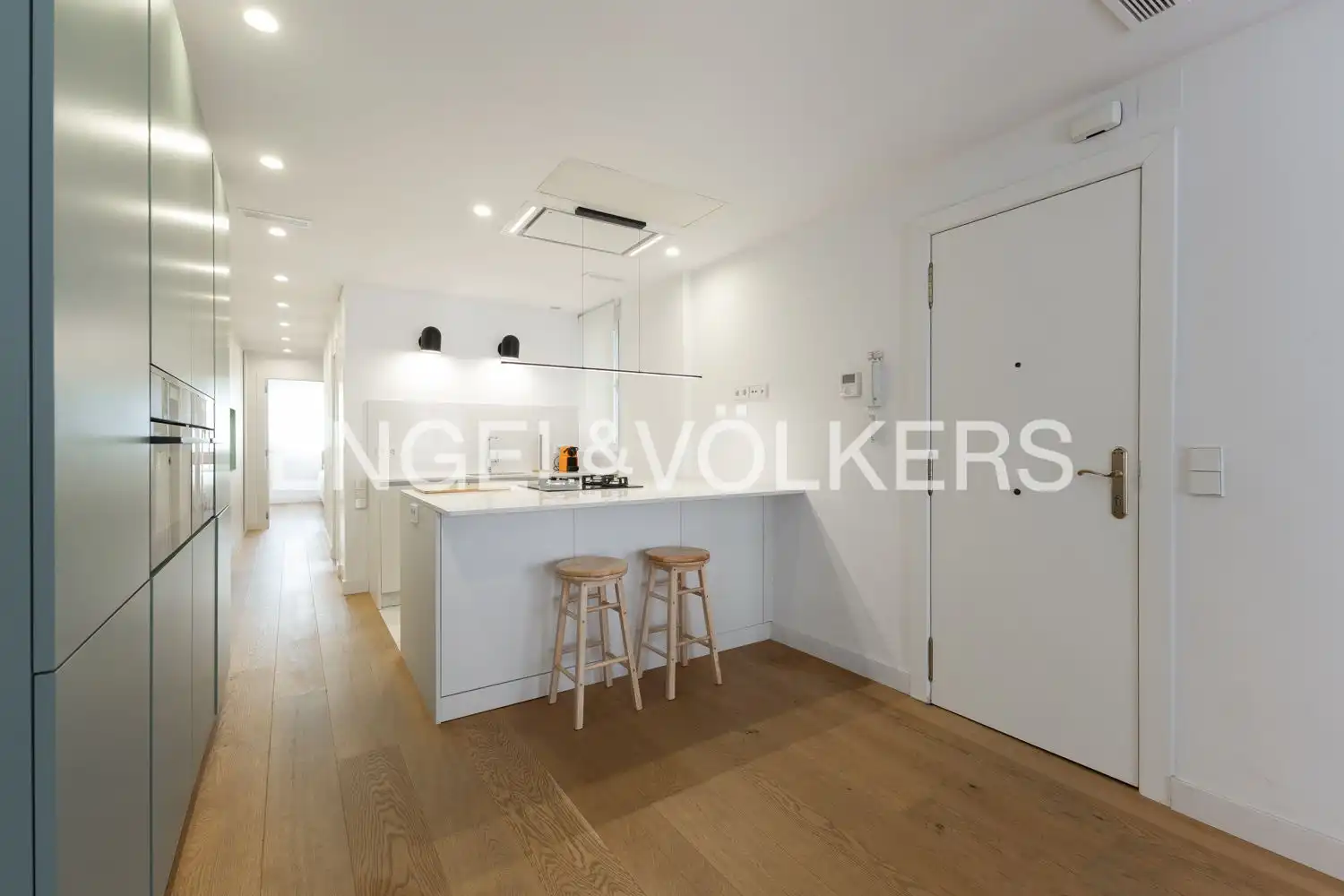 Cocina de Piso de alquiler en Valencia con Aire acondicionado, Calefacción y Balcón
