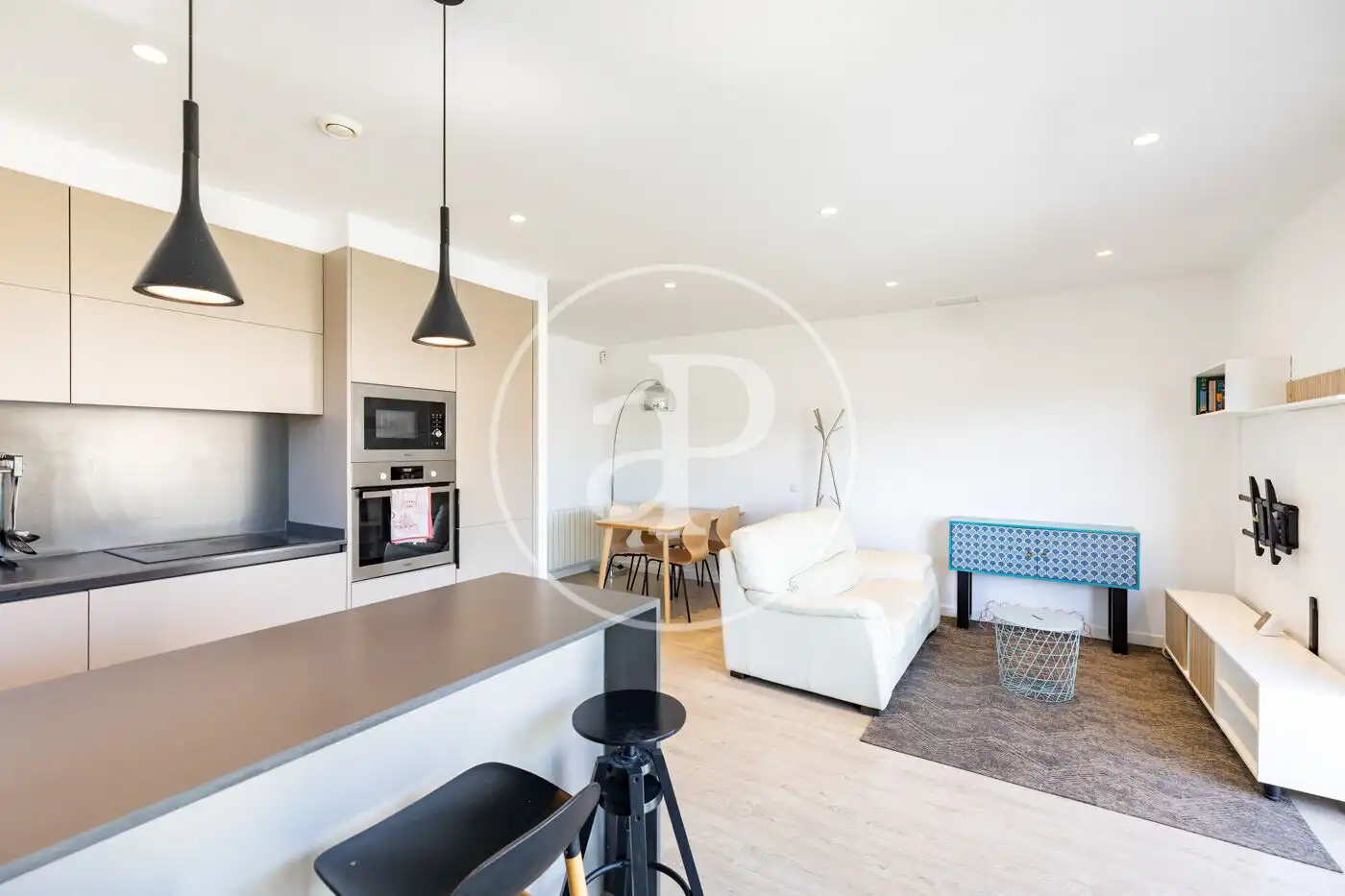 Sala de estar de Piso en venta en Barcelona con Aire acondicionado, Calefacción y Terraza
