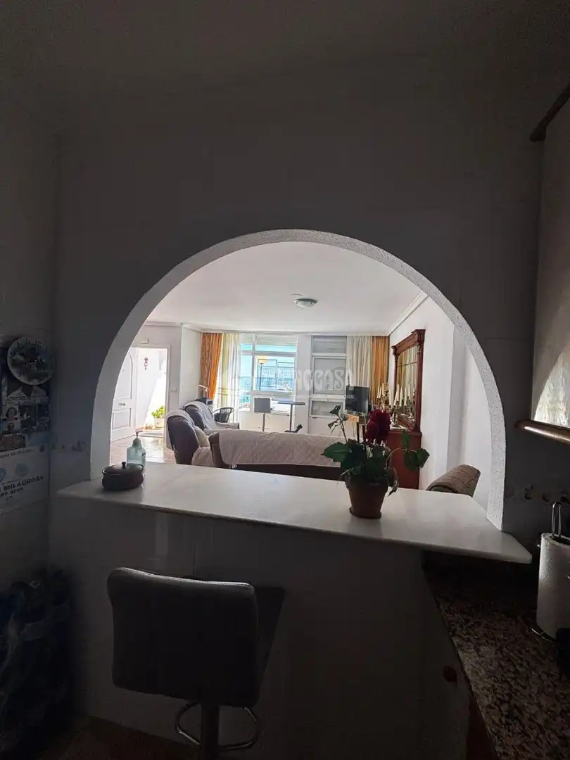 Living room of Flat for rent in Mojácar  with Air Conditioner and Furnished