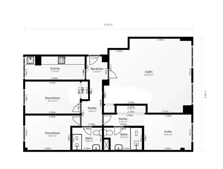 Piso en venta en Alicante / Alacant con Aire acondicionado y Piscina comunitaria