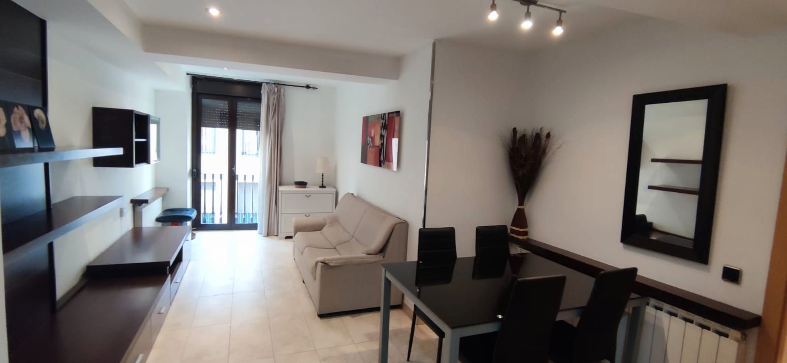 Sala d'estar de Pis de lloguer en Manresa amb Moblat