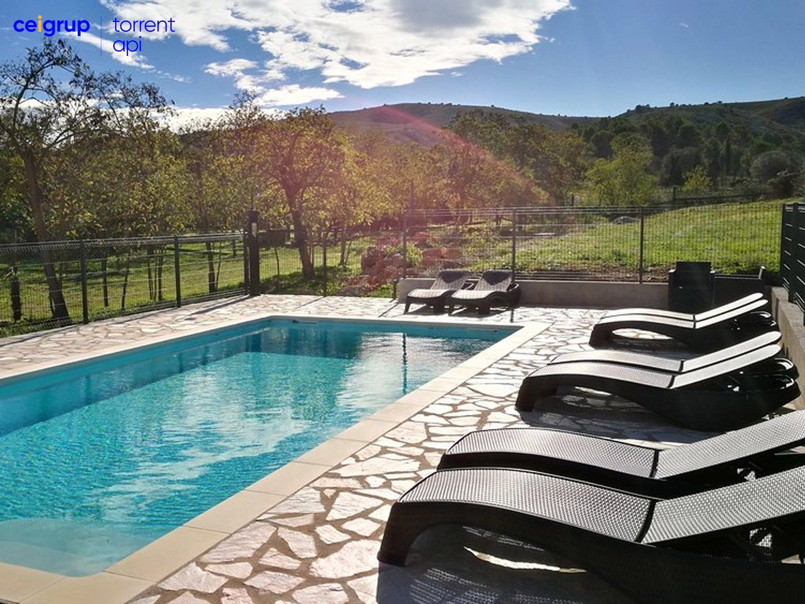 Swimming pool of Country house for sale in Torroella de Montgrí  with Heating, Terrace and Storage room