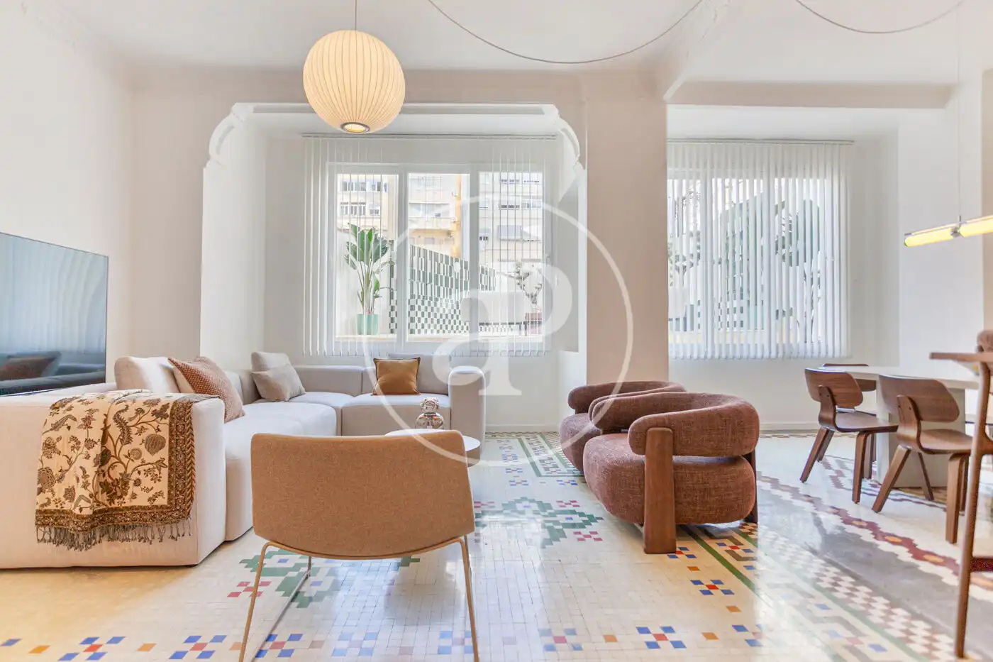 Sala de estar de Piso en venta en Valencia con Aire acondicionado, Calefacción y Terraza