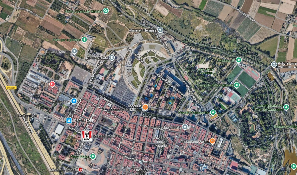 Vista exterior de Residencial en venta en Mislata