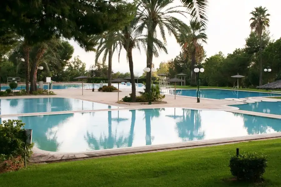 Swimming pool of Houses for rent in Sagunto / Sagunt  with Air Conditioner, Heating and Private garden