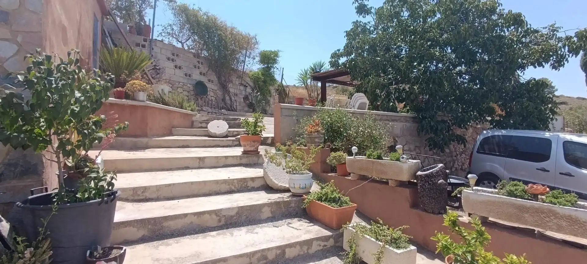 Terraza de Casa o chalet en venta en Algueña con Jardín privado, Terraza y Trastero
