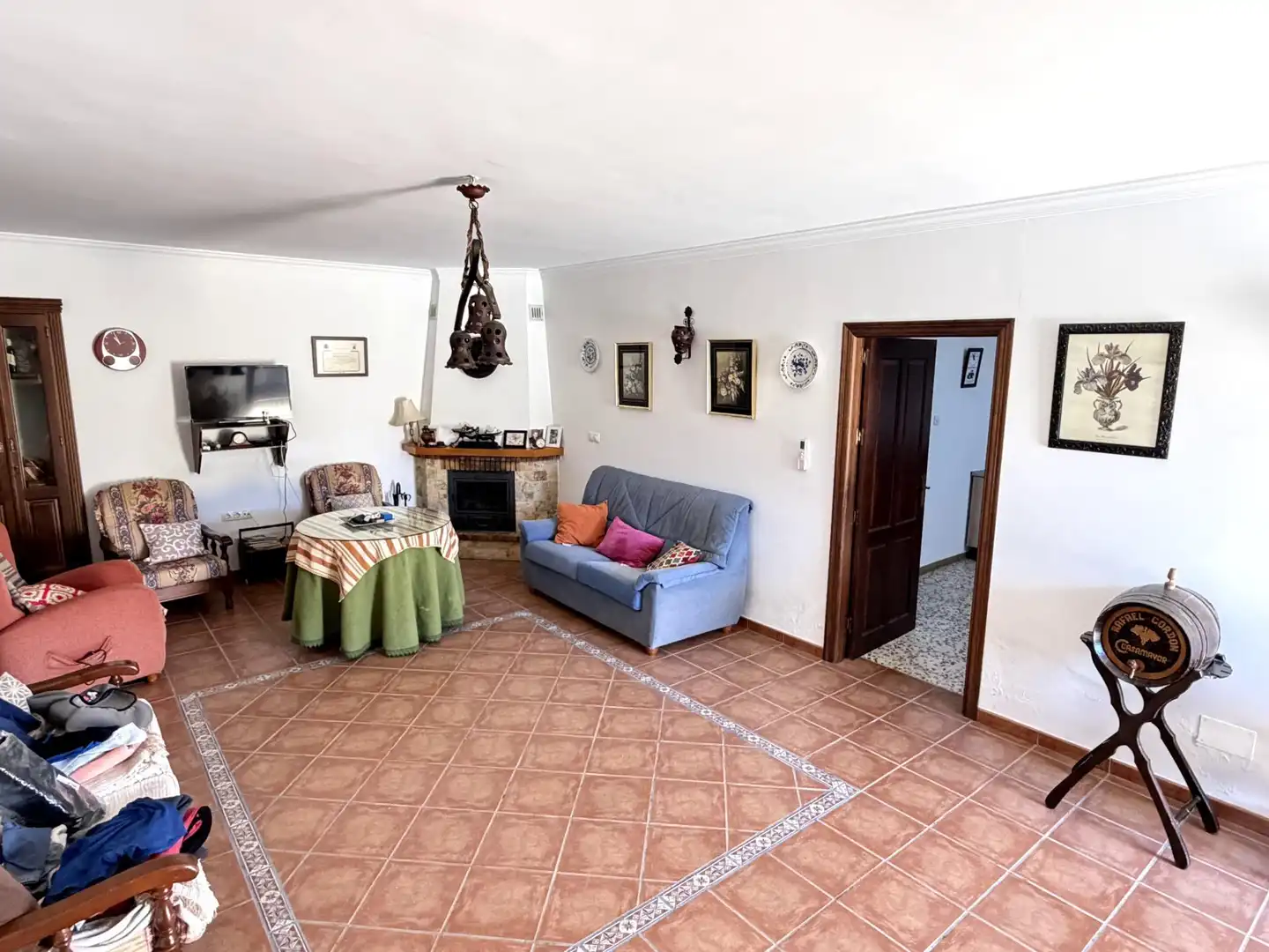 Sala de estar de Finca rústica en venta en Teba con Calefacción y Trastero
