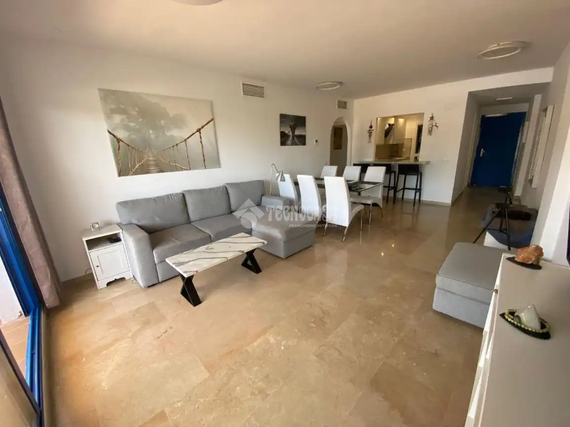 Sala de estar de Piso en venta en Manilva con Aire acondicionado y Terraza