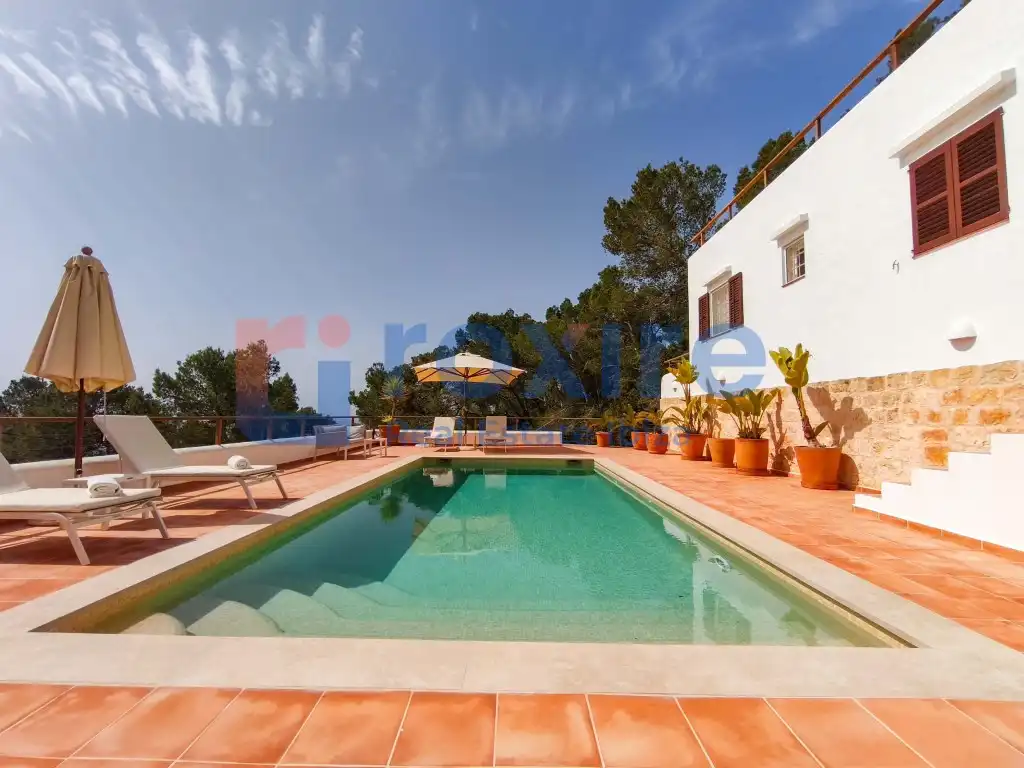 Exterior view of Houses for rent in Sant Josep de sa Talaia  with Air Conditioner, Private garden and Terrace