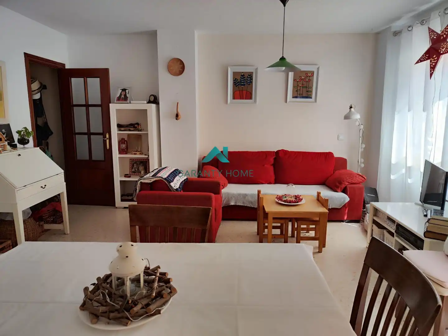 Sala de estar de Piso en venta en Badajoz con Aire acondicionado y Terraza