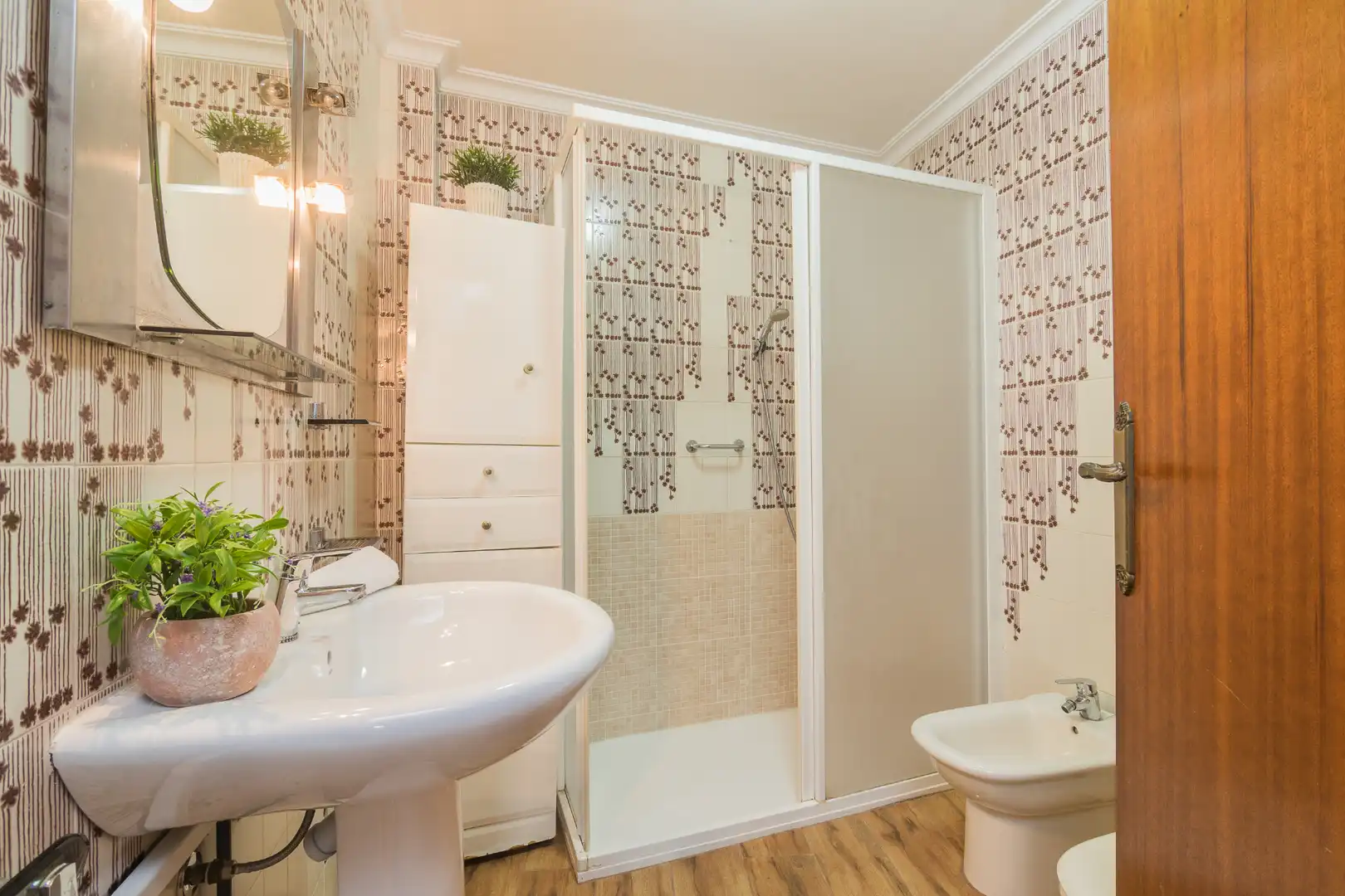 Badezimmer von Wohnung zum Verkauf in Santa Pola mit Klimaanlage, Möbliert und Balkon