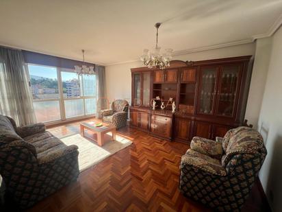 Living room of Flat for sale in Ponteareas  with Heating, Parquet flooring and Storage room