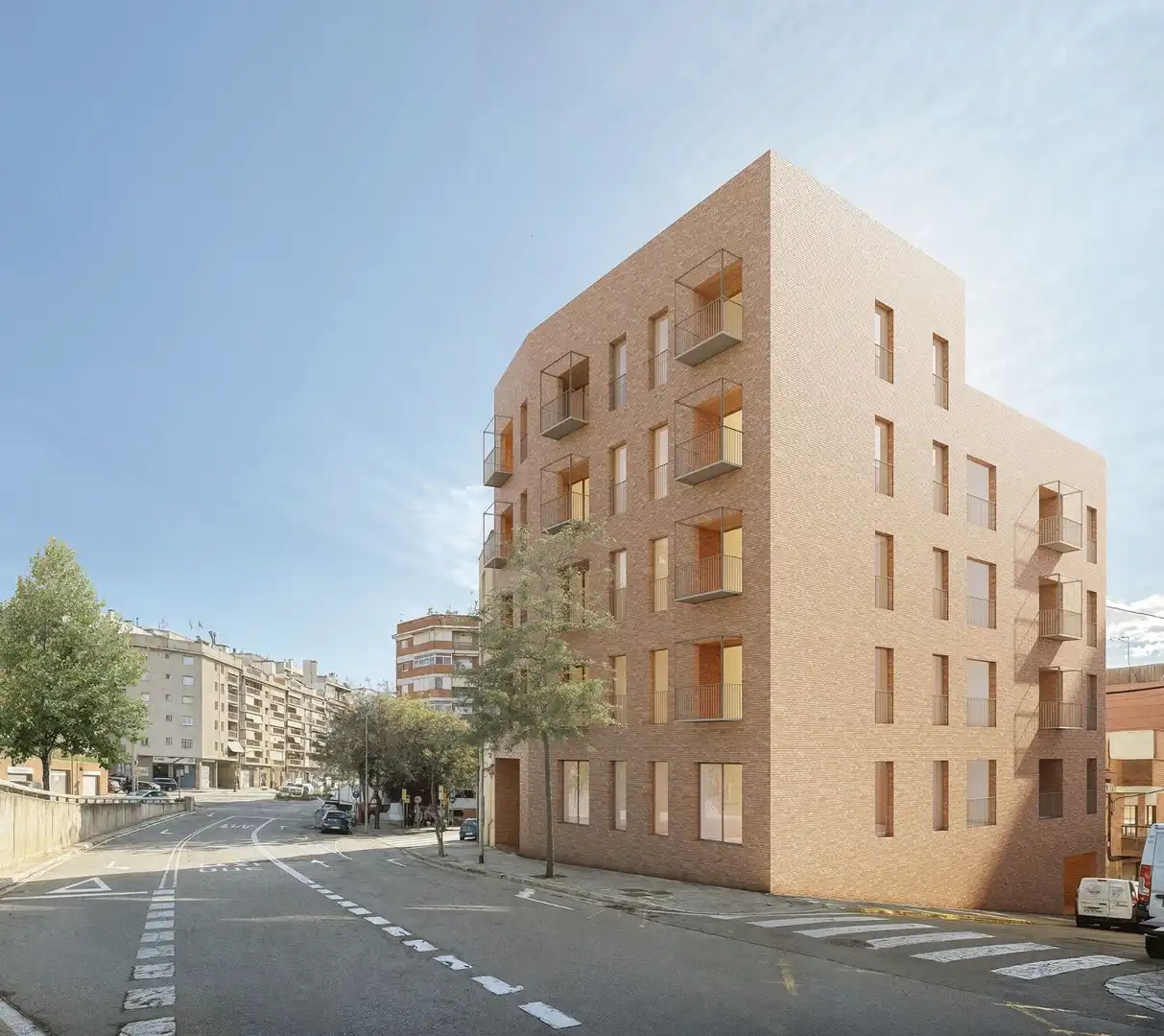 Vista exterior de Piso en venta en Mataró con Aire acondicionado, Calefacción y Terraza