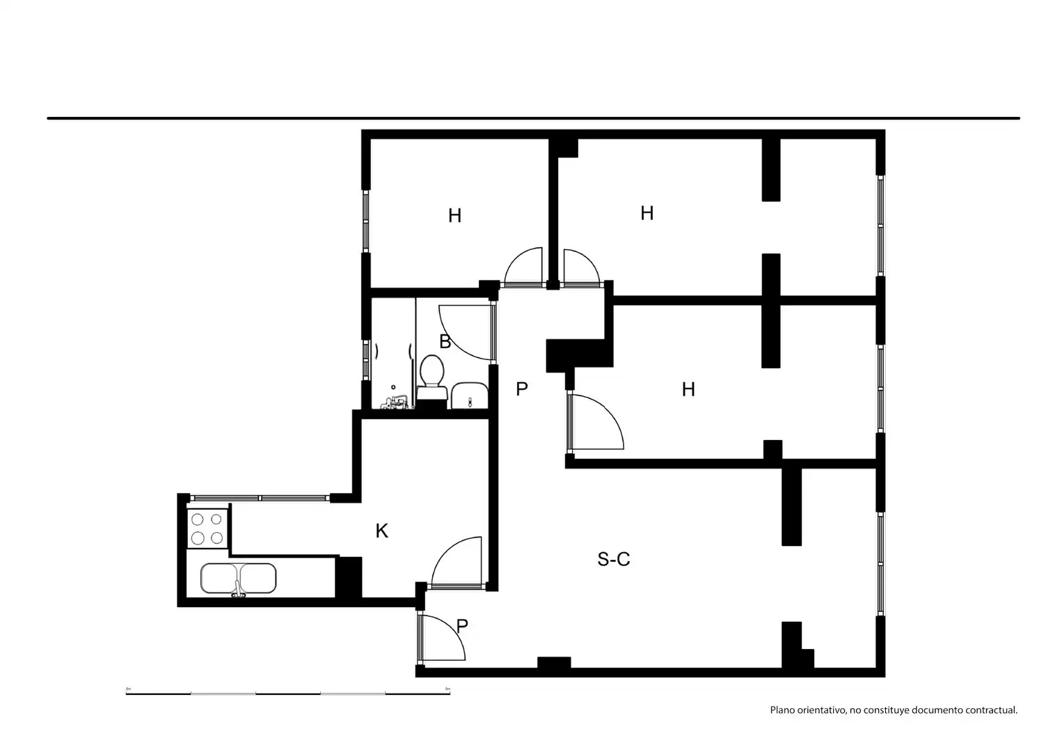 Piso en venta en Madrid con Calefacción